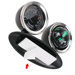 Universal 2 in 1 Car Thermometer Compass Navigation/Direction Guide
