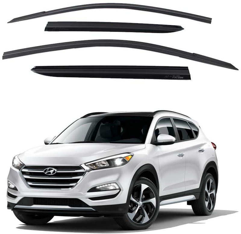Hyundai Tucson Premium Quality Air Press A+ Grade - Sun Visor With Chrome - Model 2020 - 2021