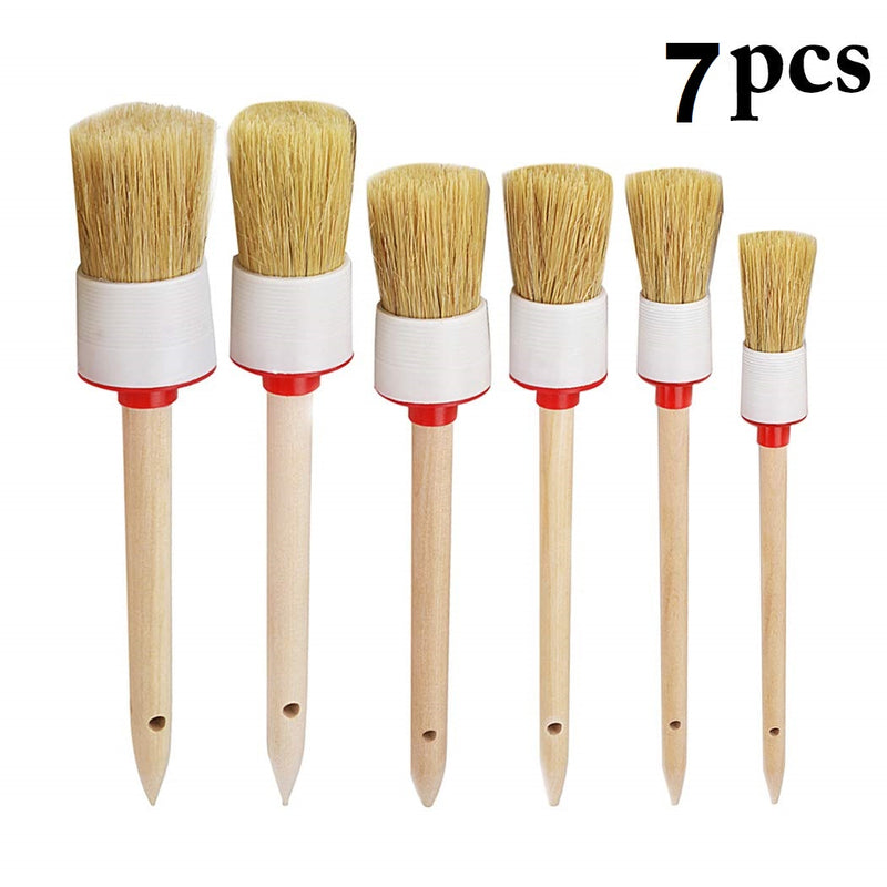 Car Detailing Brush For Cleaning Everything Dashboard, Interior, Exterior 7 Pcs Set