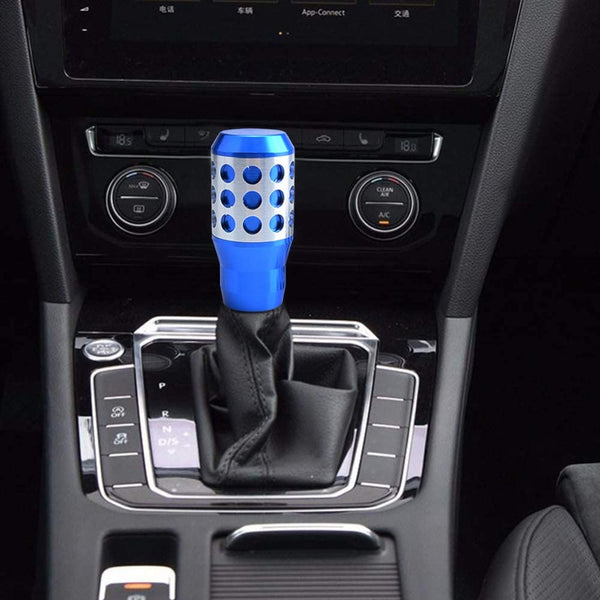 MOMO Universal Aluminum Blue Car Gear Shift Knob Shifter Lever Fit