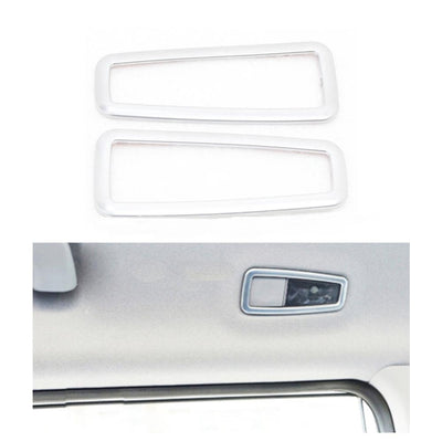 Hyundai Tucson Carbon Fiber Inner Roof Reading Lights Lamp Frame Cover Trim 2 Pcs Set - Model 2020-2021
