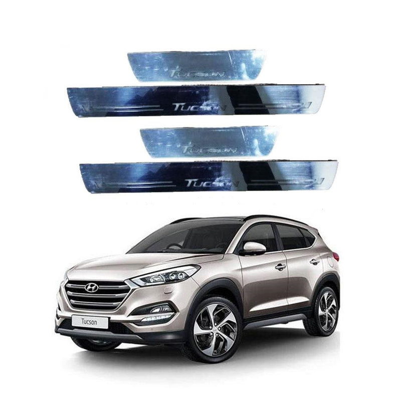 Hyundai Tucson Glass Led Sill Plates - Skuff LED Panels - Model 2020-2021