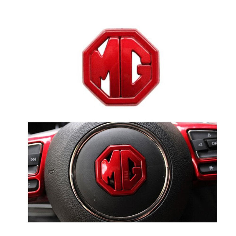 MG HS Steering Logo Red