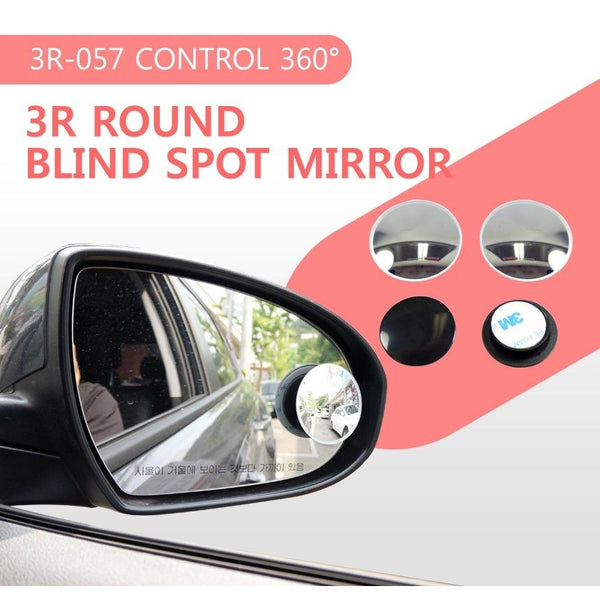 3R CAR ADJUSTABLE REAR VIEW BLIND SPOT 2pcs