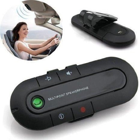 Car Bluetooth Visor Portable Kit Wireless Handsfre.