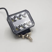 6 SMD Bar Light Fish Eye With Blue Center DRL High-Low 1 Pc