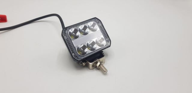 6 SMD Bar Light Fish Eye With Blue Center DRL High-Low 1 Pc