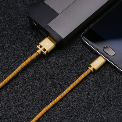REMAX Dominator Type C 2.4A Skelton Body RC-064 Golden Fast Charging Cable