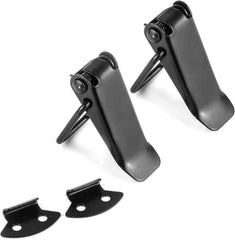Universal Black Bumper Stainless Clips 2 Pcs Set