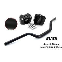 Universal Fat Bar Handle With Handle Riser Black 1 Pcs