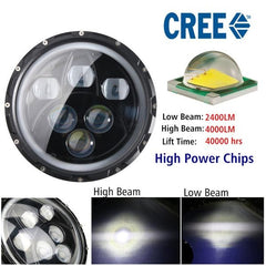 7inch Round 60W CREE LED