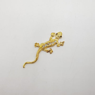 Lizard Gold Metal Logo