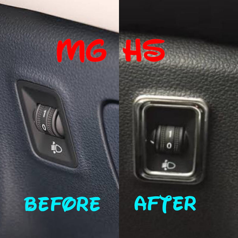 MG HS Head Light Changing Button Chrome Trims - Model 2020-2021