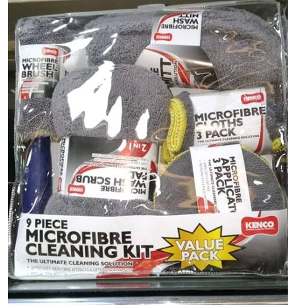 Kenco Microfibre Cleaning Kit - 9Pcs set