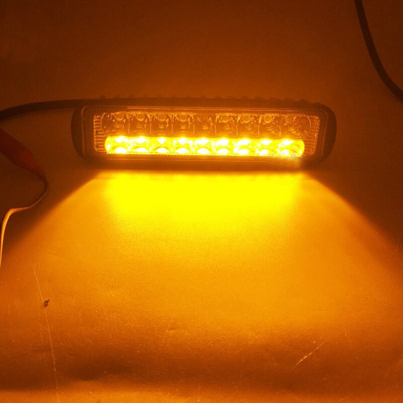 Bar Light 9 SMD Dual Color 6 Inch White Yellow 1 Pc