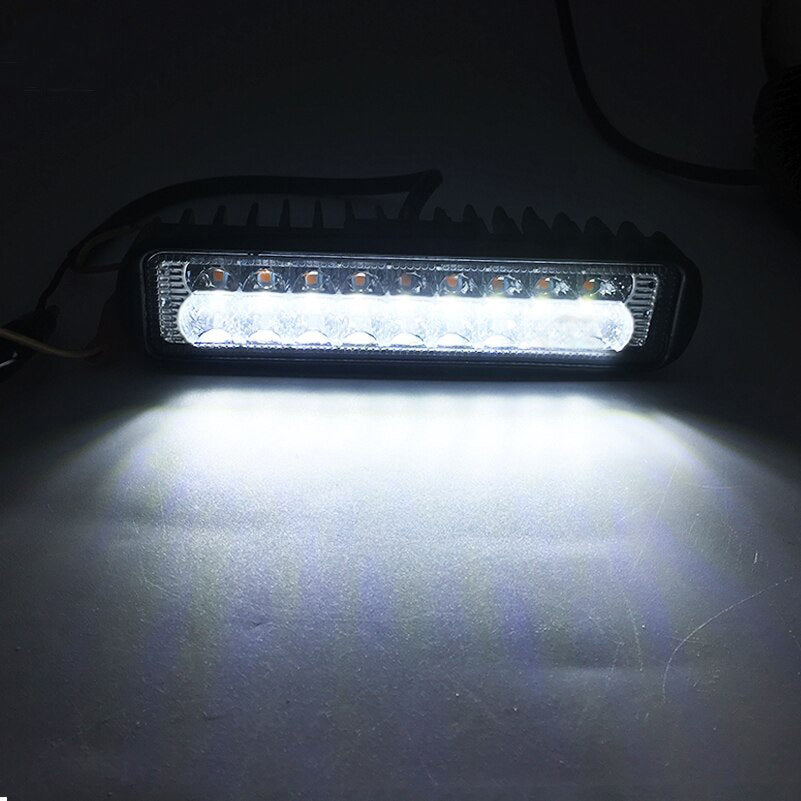 Bar Light 9 SMD Dual Color 6 Inch White Yellow 1 Pc