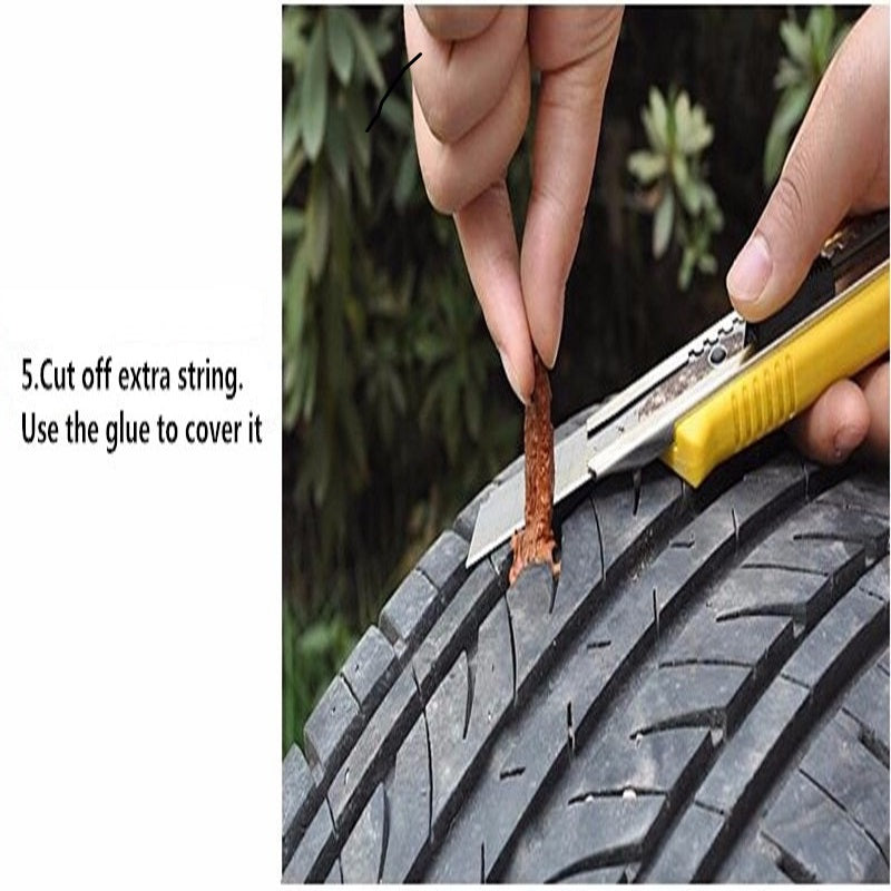 Tubeless Tires Best Way To Puncture A Car Tyre Piecequick Repair