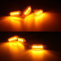 GMC Amber Front Grill Yellow LED Light 3 pcs Set