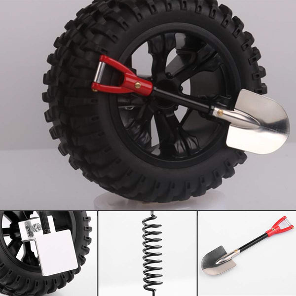 Car Antenna Car Spare Tire Decoration With Shovel