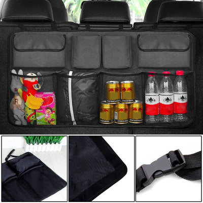 Car Seat Organizer Storage Protectors Cover Back Pockets Multi-use Oxford Hanging Bag Universal