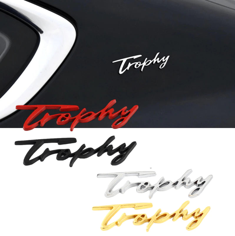 MG Trophy Edition Metal Logo Silver