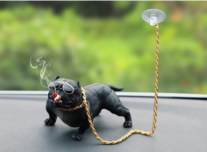 Car Interior Decoration Bull Dog Black Hanging Car Pitt Bull Hanging