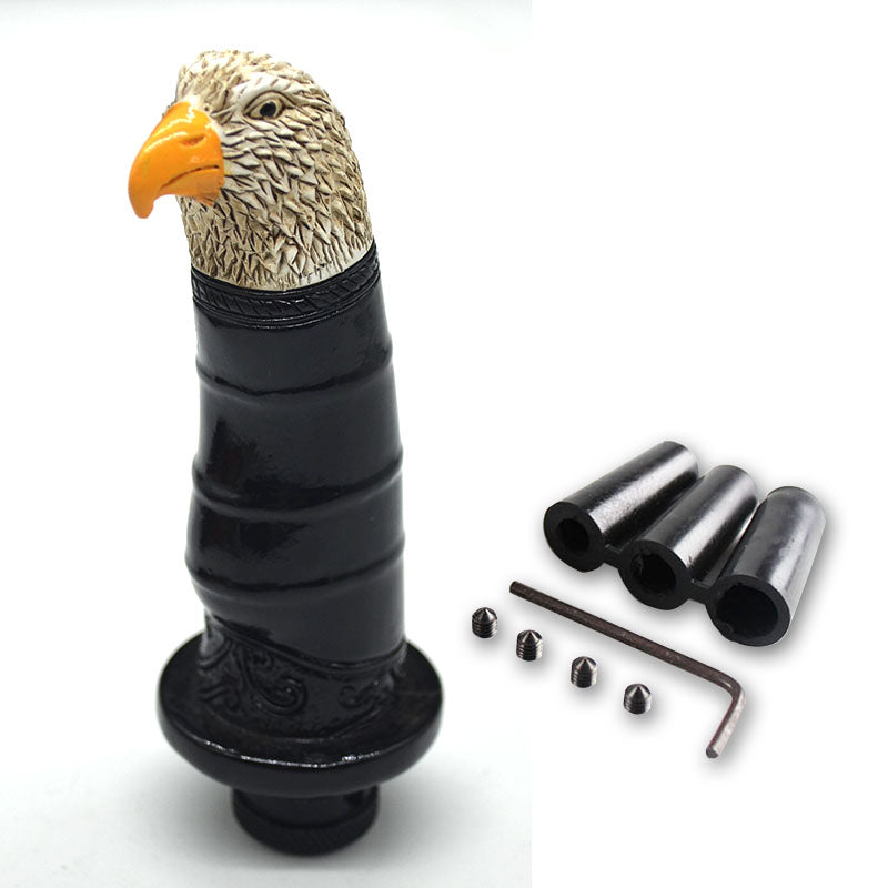 Universal Eagle Style Black Gear Knob For All Manual Cars Car personality Gear Knob Modified