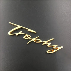 MG Trophy Edition Metal Logo Golden