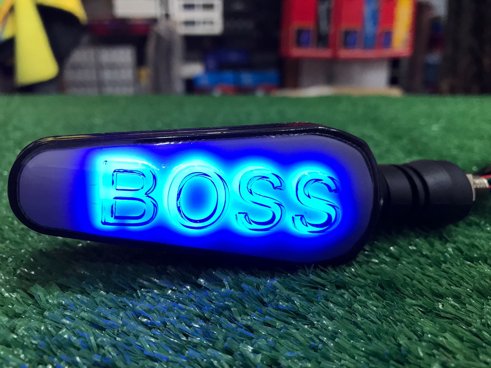 Boss Indicator Audi Running Style With DRL Blue - Yellow 2 Pcs Set