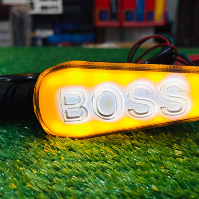 Boss Indicator Audi Running Style With DRL White - Yellow 2 Pcs Set