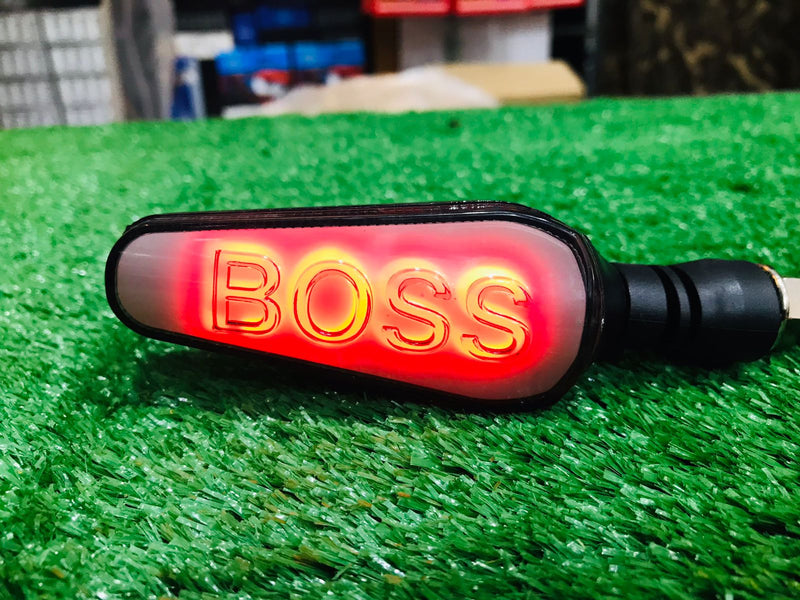 Boss Indicator Audi Running Style With DRL Red - Yellow 2 Pcs Set