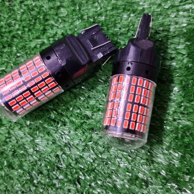 T20 SMD Bulb Brake Light Double Point Red 2 Pcs Set