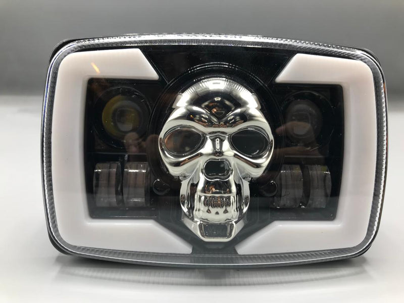 Skull Style Headlight Beam Upgraded Model Original Fitting For Honda CD70 / CG125