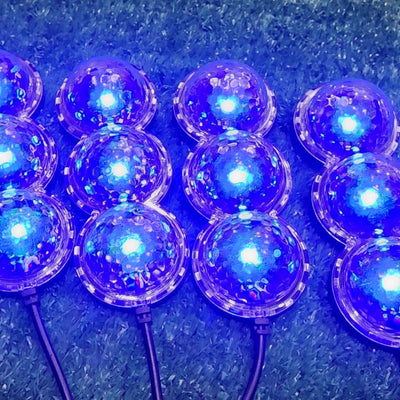 Atmosphere Lamp Star lights Seat Bottom 7 Color Multi-Function Car Interior Remote Control 4Pc