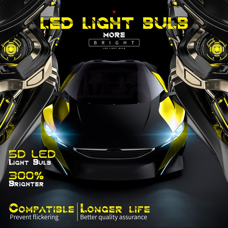 H11 60 Watt SMD Car Headlights Projector Laser Fog Bumper Light