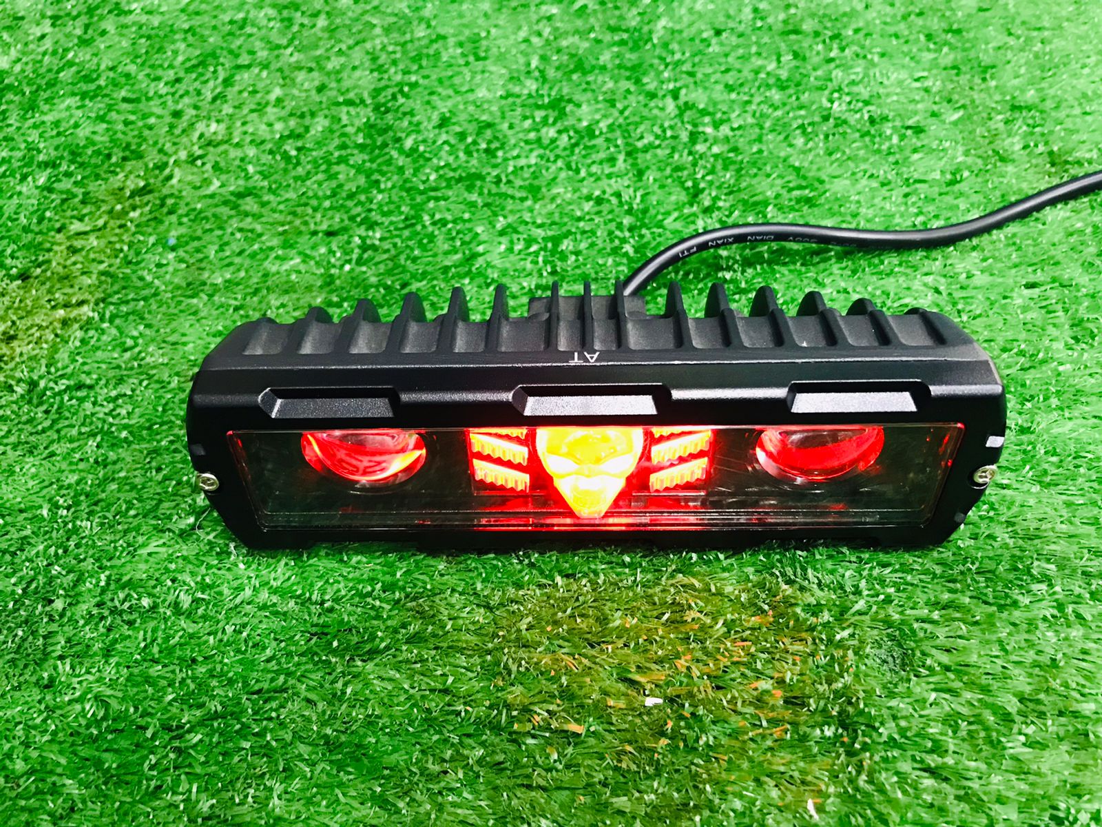 7 Inch Skull style Bar Light Dual Colour 1 Pcs