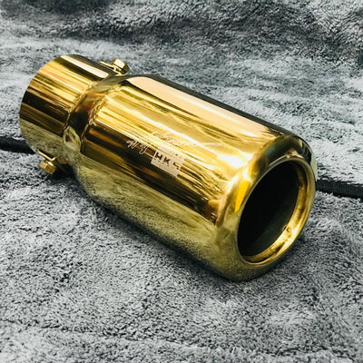 Universal Car Silencer Tip HKS Golden Tip Round Shape