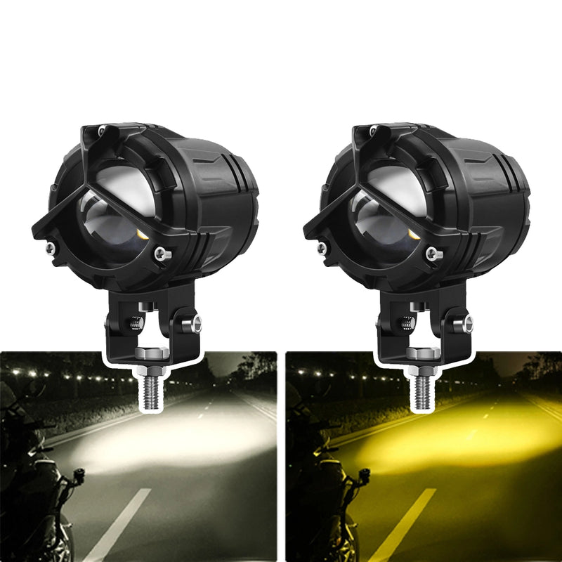 HJG Mercedes Style Projector Fog Lights for all Bikes, Cars - Jeep 2 Pcs Set