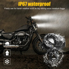 Mers-Star ☮ Style Projector Fog Lights For All Bikes, Cars - Jeep 2 Pcs Set