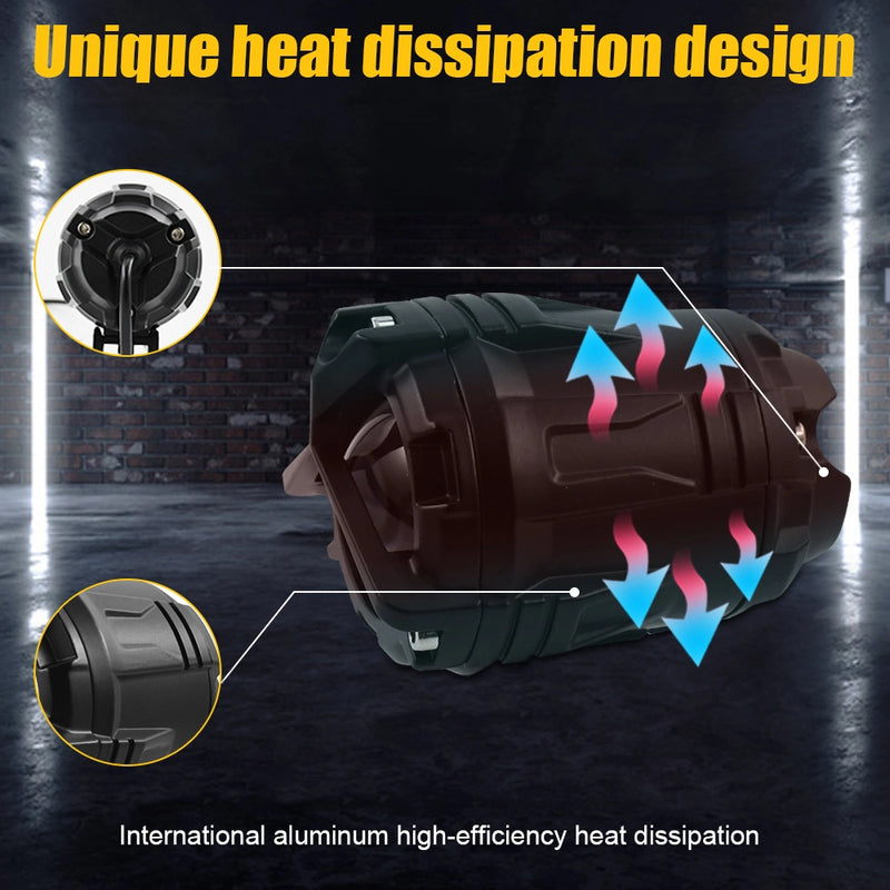 HJG Mercedes Style Projector Fog Lights for all Bikes, Cars - Jeep 2 Pcs Set