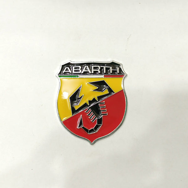 Abarth Skull Metal Logo