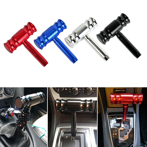 Aluminum Car Gear Shift Knob T-Handle Gear Knob Shift Lever Red