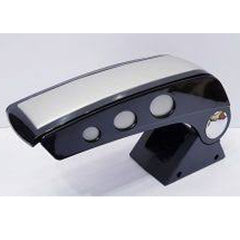 Arm Rest Console Universal O3 Grey Black Shine