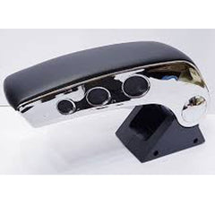 Arm Rest Console Universal O6 Black Chrome