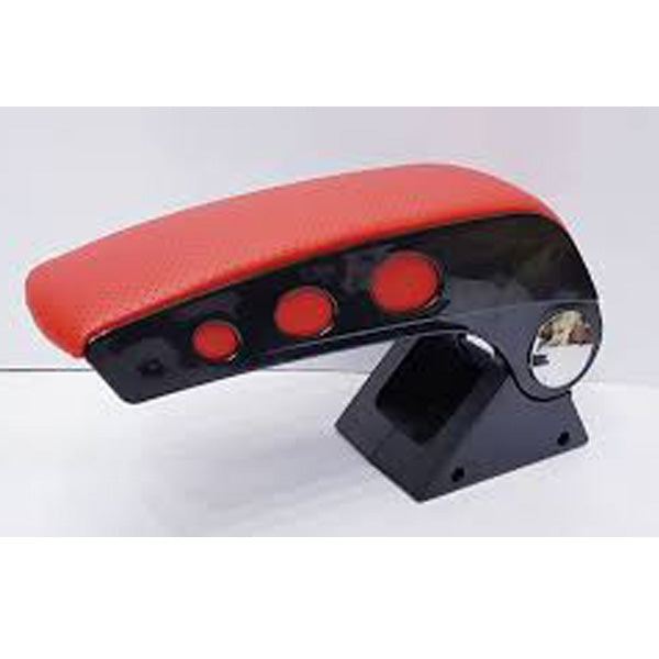 Arm Rest Console Universal O8 Red Black