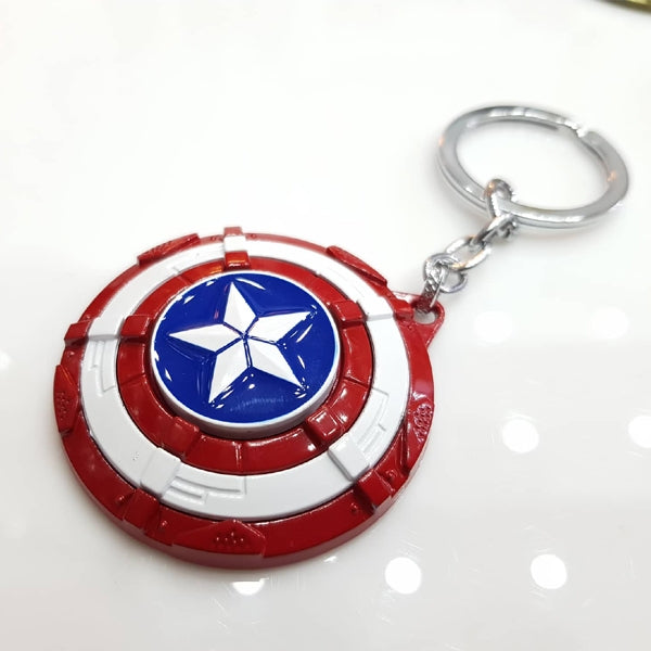 Avengers Keychain Captain America White Red