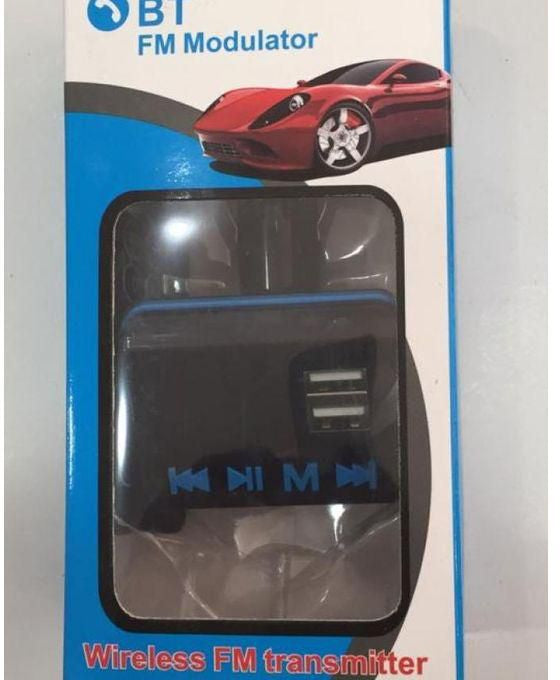 Generic BT- Bluetooth Dual USB Car Charger - MP3 Player - FM Modulator - AUX - MicroSD