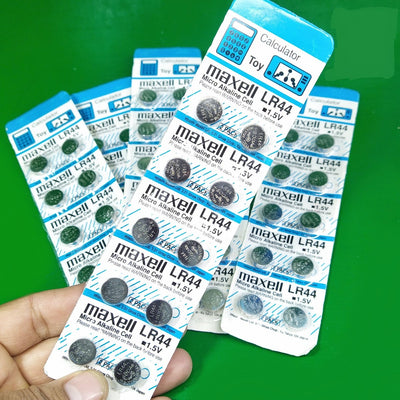 Pack of 10pcs LR44 Alkaline Button Cell 1.5V Micro Battery Replacement