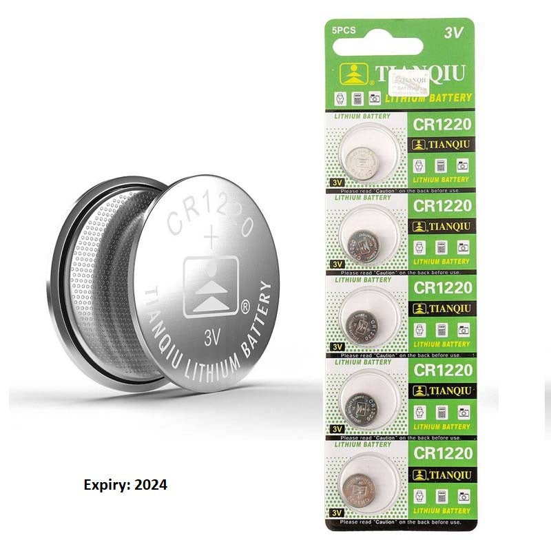 TIANQIU CR1220 Lithium Cell Button Battery