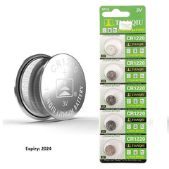 TIANQIU CR1220 Lithium Cell Button Battery